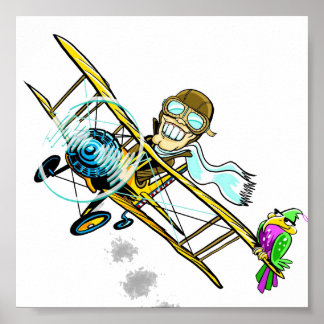 Barnstormer Bob und Bird Poster