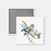 Barnstormer-Bob- und Vogelmagnet Magnet (Vorderseite/Rückseite)