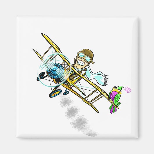 Barnstormer-Bob- und Vogelmagnet Magnet (Vorne)