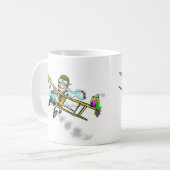 Barnstormer und Vogel Kaffeetasse (Vorderseite Links)