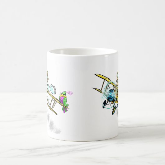 Barnstormer und Vogel Kaffeetasse (Mittel)