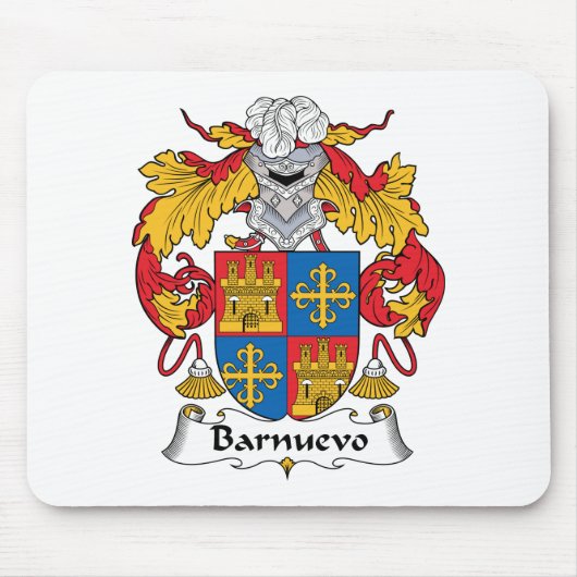 Barnuevo Familienwappen Mousepad (Vorne)