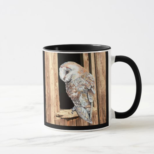 Barnuhwal Barn Window Animal Bird Tasse (Rechts)