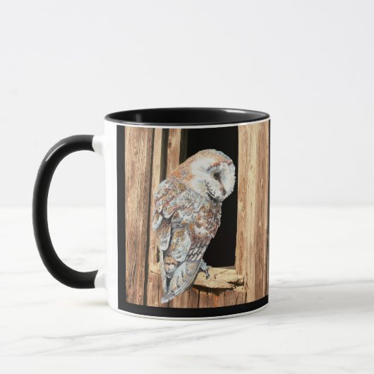 Barnuhwal Barn Window Animal Bird Tasse (Links)