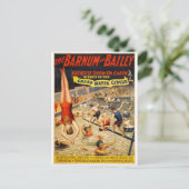 Barnum & Bailey Beste Weltshow Postkarte (Stehend Vorderseite)