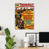 Barnum & Bailey Circus Poster (Heimbüro)