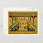 Barnum & Bailey Circus Poster Postkarte (Vorne/Hinten)