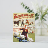 Barnum & Bailey - Herrliche Darstellende Gänse Postkarte (Stehend Vorderseite)