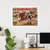 Barnum & Bailey Kleinste Rider-Werbung Poster (Heimbüro)
