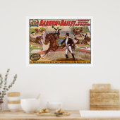 Barnum & Bailey Kleinste Rider-Werbung Poster (Küche)