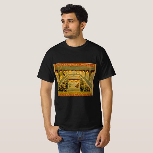 Barnum & Bailey Magic Show Poster T-Shirt (Vorne ganz)