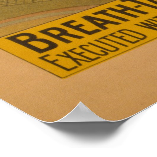 Barnum & Bailey Slide for Life Circus Poster (Ecke)