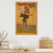 Barnum & Bailey Slide for Life Circus Poster (Küche)