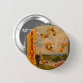 Barnum & Bailey / Trapezartisten Button (Vorne & Hinten)