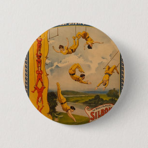 Barnum & Bailey / Trapezartisten Button