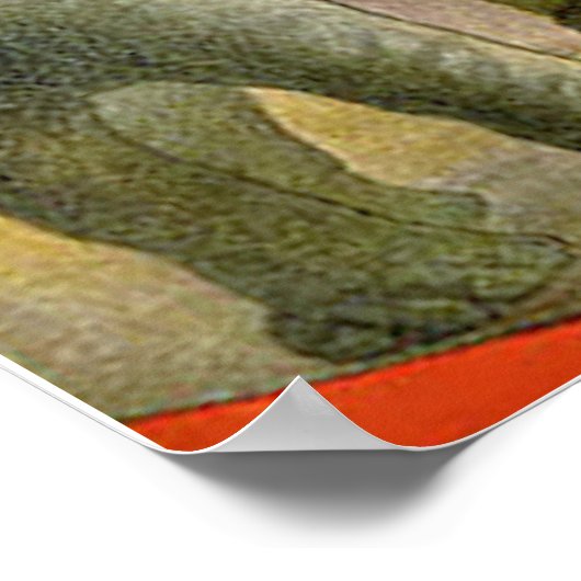 Barnum Bailey Vintag Elephants Poster (Ecke)