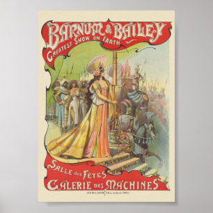 Barnum & Bailey Vintage Poster 1901