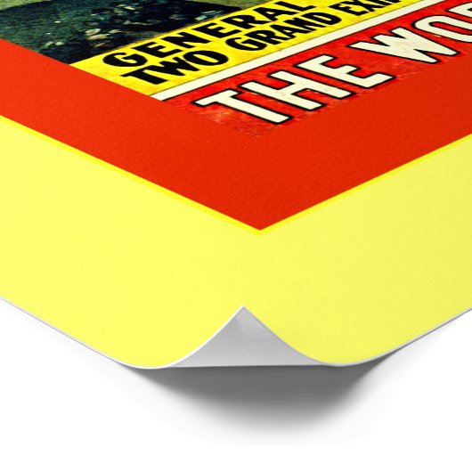 Barnum & Bailey ~ Vintages Circus Poster (Ecke)