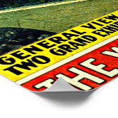 Barnum & Bailey ~ Vintages Circus Poster. Poster (Ecke)