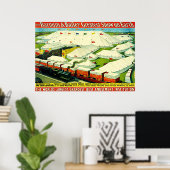 Barnum & Bailey ~ Vintages Circus Poster. Poster (Heimbüro)