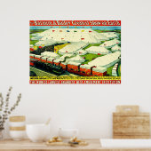 Barnum & Bailey ~ Vintages Circus Poster. Poster (Küche)