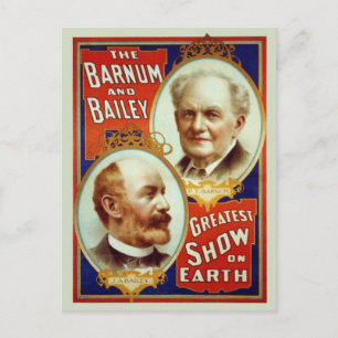 Barnum & Bailey Zirkuspostkarte Postkarte