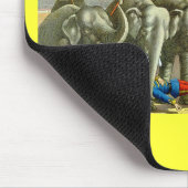 Barnum u. Bailey - Elefanten - Vintage Anzeige Mousepad (Ecke)