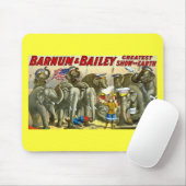 Barnum u. Bailey - Elefanten - Vintage Anzeige Mousepad (Mit Mouse)
