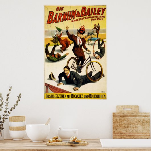 Barnum und Bailey, Circus Poster (Küche)