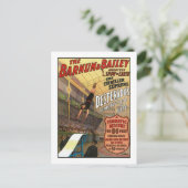 Barnum und Bailey Desperados Sprung ins Leben Postkarte (Stehend Vorderseite)