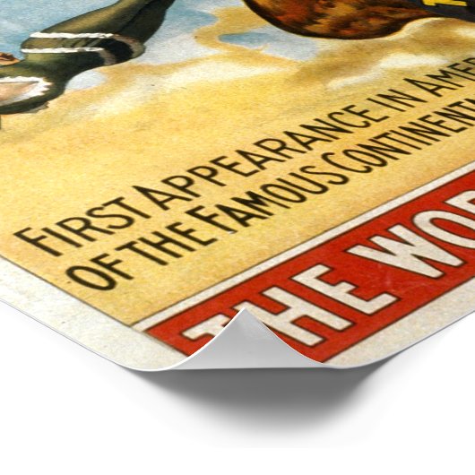 Barnum und Bailey - Die fliegenden Dillons Poster (Ecke)