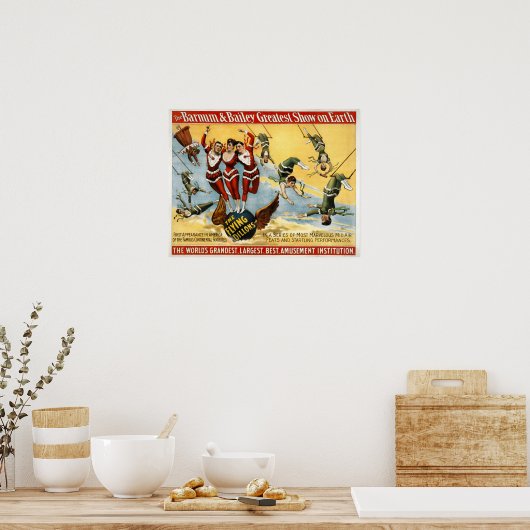 Barnum und Bailey - Die fliegenden Dillons Poster (Küche)