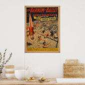 Barnum und Bailey Grand Water Circus Poster (Küche)