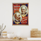 Barnum und Bailey Print oder Poster (Küche)