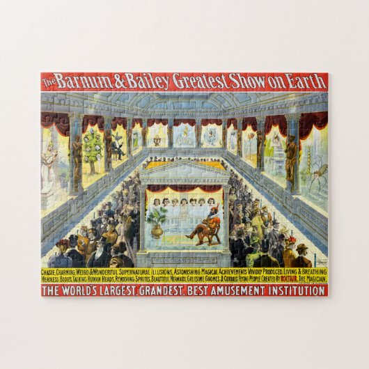 Barnum und Bailey - Supernatural Illusions, 1898 Puzzle (Horizontal)