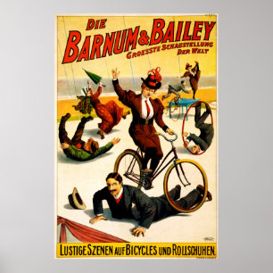 Barnum und Bailey, Zirkus-Plakat Poster