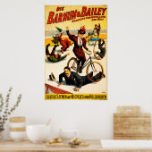Barnum und Bailey, Zirkusplakat Poster (Küche)