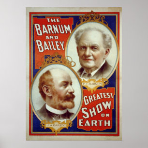 Barnum und Baileydruck oder -plakat Poster