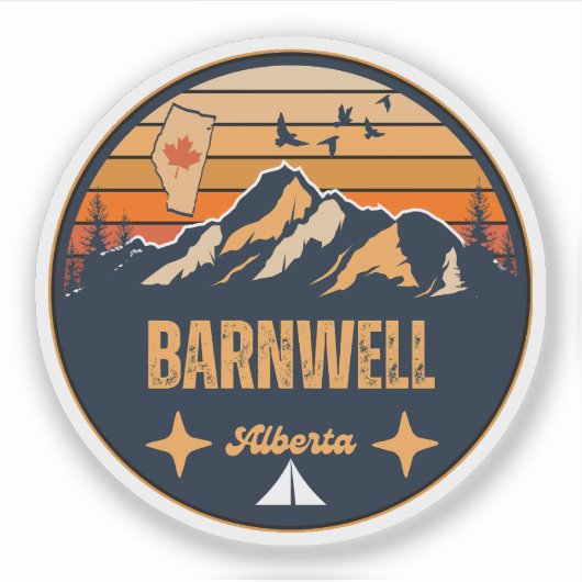 Barnwell, Alberta Aufkleber (Vorderseite)