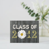 Barnwood and Daisy Abschluss Class of 2012 Einladung (Stehend Vorderseite)