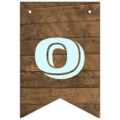 Barnwood Aqua Customizable Jeden Anlaß Banner (Zweite Fahne)