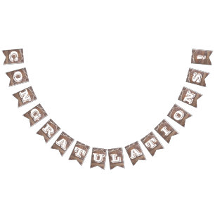 Barnwood beleuchtet kundengerechte Anlass-Fahne Wimpelkette