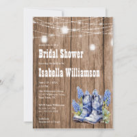 Barnwood & Blue Bonnet Brautparty