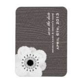 Barnwood Inspirierte Französisch Anemone Save the  Magnet (Vertikal)