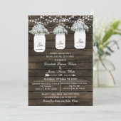 Barnwood Kaugummi Probe Dinner laden Einladung (Stehend Vorderseite)