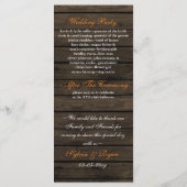 Barnwood-Krüge, Herbstlaub-Programme Programm (Rückseite)