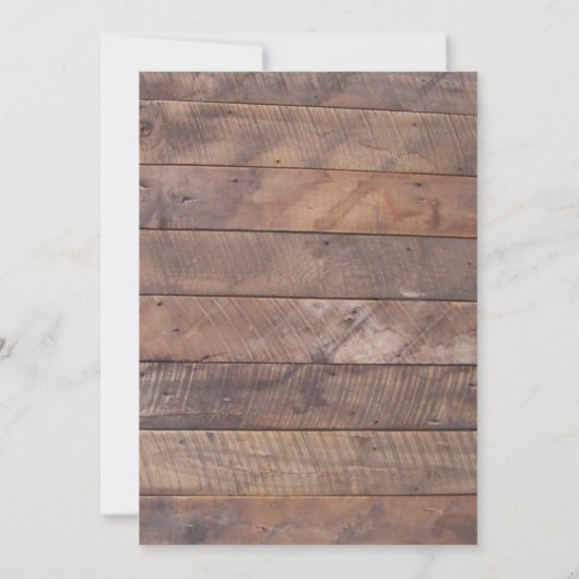 Barnwood Lights Lilac Wedding Einladung (Rückseite)