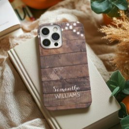 Barnwood Lights Personalisierter TelefonCase iPhone 16 Pro Max Hülle
