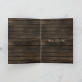 Barnwood Rustikale Pinien, Winter Danke (Innenseite)