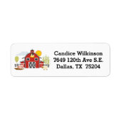 Barnyard Address Label (Vorne)